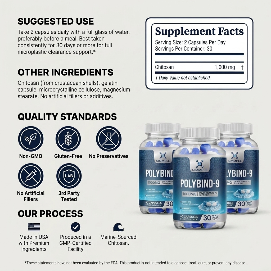 Polybind-9 – Daily Environmental Defense for Your Gut, Blood, and Body