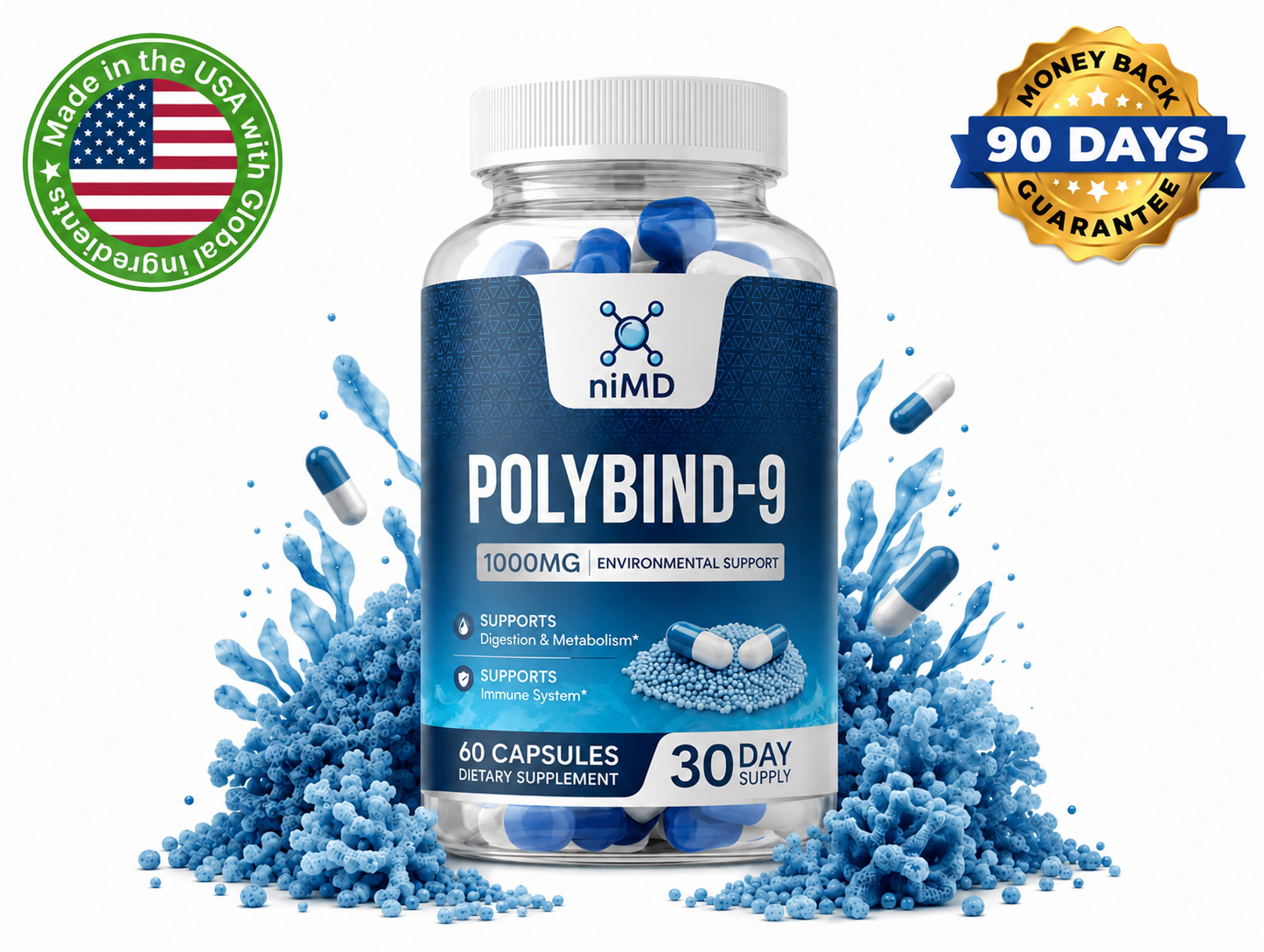 Supports Environmental Defense, Healthy Cholesterol, & Kidney Health.